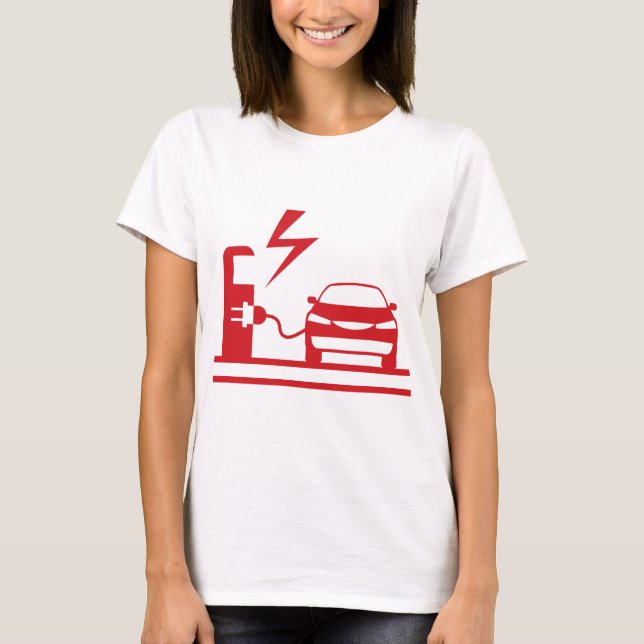 Camiseta Estación de carga eléctrica (Anverso)
