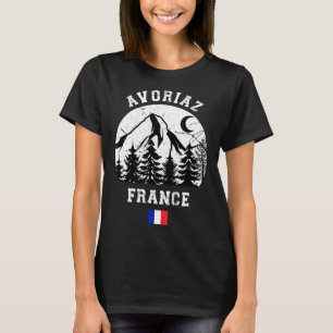 Camiseta Estación de esquí alpino Avoriaz France Alps