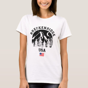 Camiseta Estación de esquí alpino Breckenridge Colorado