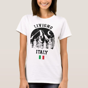 Camiseta Estación de esquí alpino de Livigno Italia