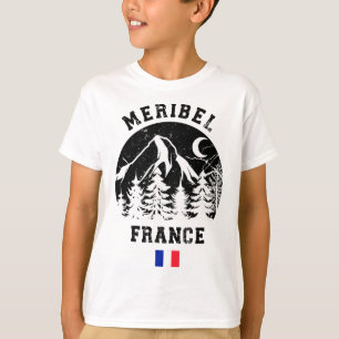Camiseta Estación de esquí alpino Meribel France Alps