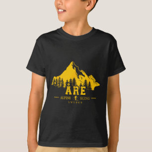 Camiseta Estación de Esquí Åre Suecia Esquí Alpino Suecos S