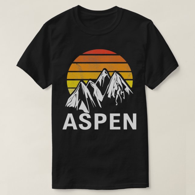 Camiseta Estación de esquí Aspen Highlands SnowMass Colorad (Diseño del anverso)