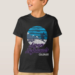 Camiseta Estación De Esquí Aspen S Colorado Usa Snowboardin