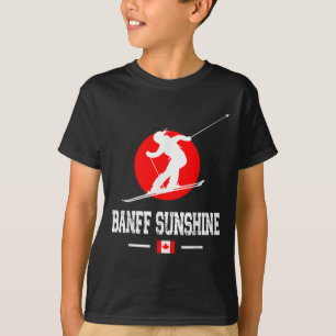 Camiseta Estación de Esquí Banff Sunshine Canadá Montañas R