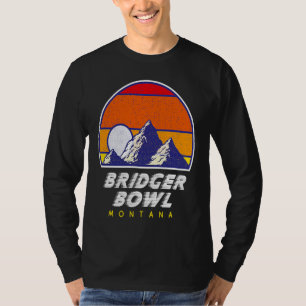 Camiseta Estación de esquí Bridger Bowl Montana USA BACK PR