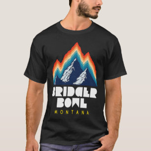 Camiseta Estación de esquí Bridger Bowl Montana USA BACK PR