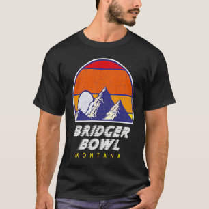 Camiseta Estación de esquí Bridger Bowl Montana USA BACK PR