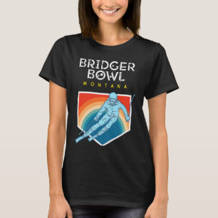 Camiseta Estación de esquí Bridger Bowl Montana USA BACK PR