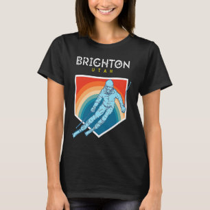 Camiseta Estación de esquí Brighton Utah EE.UU. BACK PRINT