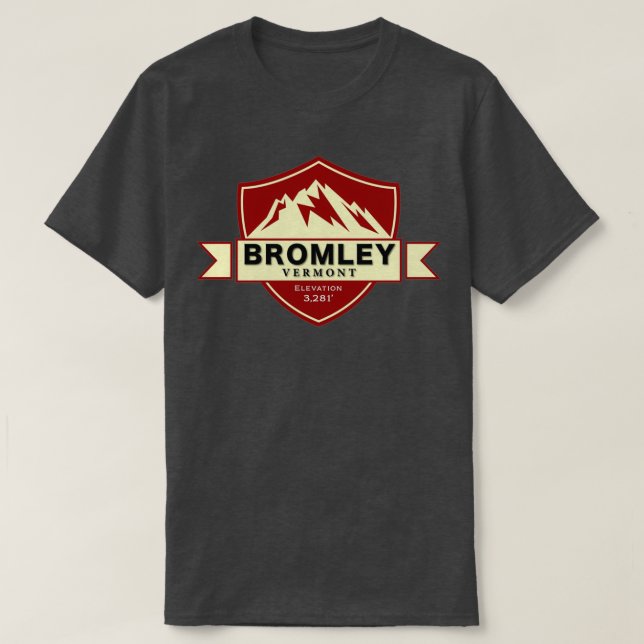 Camiseta Estación de esquí Bromley Mountain Area Vermont Pe (Diseño del anverso)