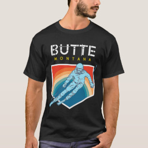 Camiseta Estación de esquí Butte Montana USA BACK PRINT