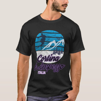 Camiseta Estación de esquí Cortina D'Ampezzo Dolomiti Itali
