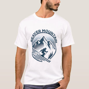 Camiseta Estación de esquí de Beaver Mountain Utah Estación