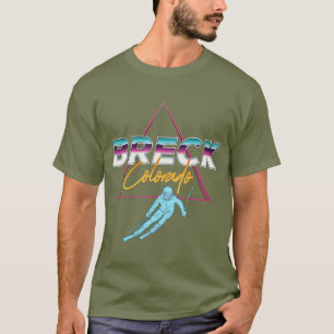 Camiseta Estación de esquí de Breck    ColoradoRetro de 198