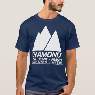 Camiseta Estación de esquí de Chamonix Esquí Mont Blanc Fra