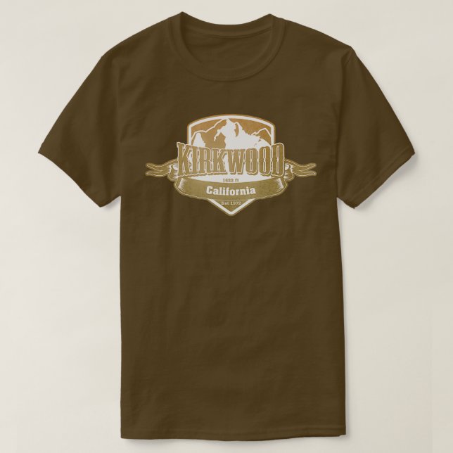 Camiseta Estación de esquí de Kirkwood California 1 (Diseño del anverso)