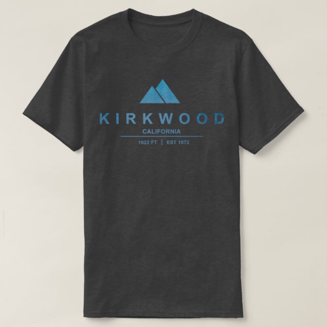 Camiseta Estación de esquí de Kirkwood California Essential (Diseño del anverso)