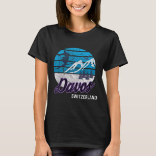 Camiseta Estación de esquí de los Alpes Suizos de Davos - S