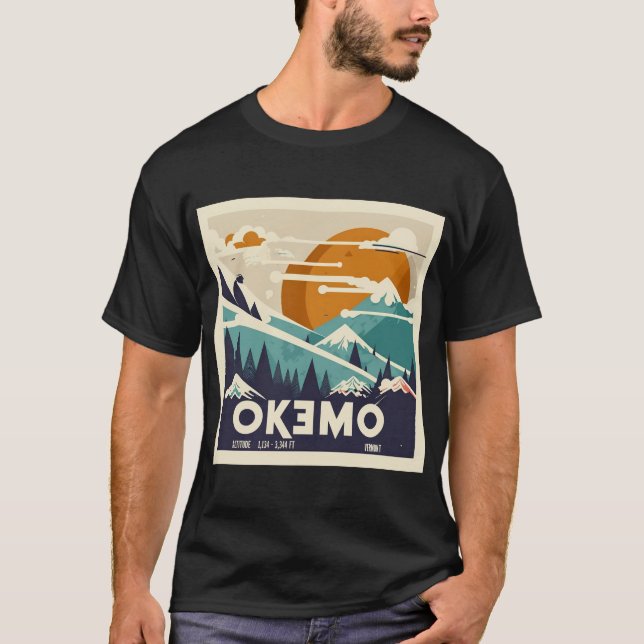 Camiseta Estación de esquí de Okemo (Anverso)