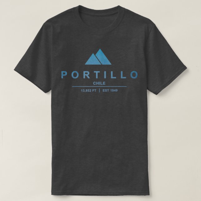 Camiseta Estación de esquí de Portillo Chile Essential (Diseño del anverso)