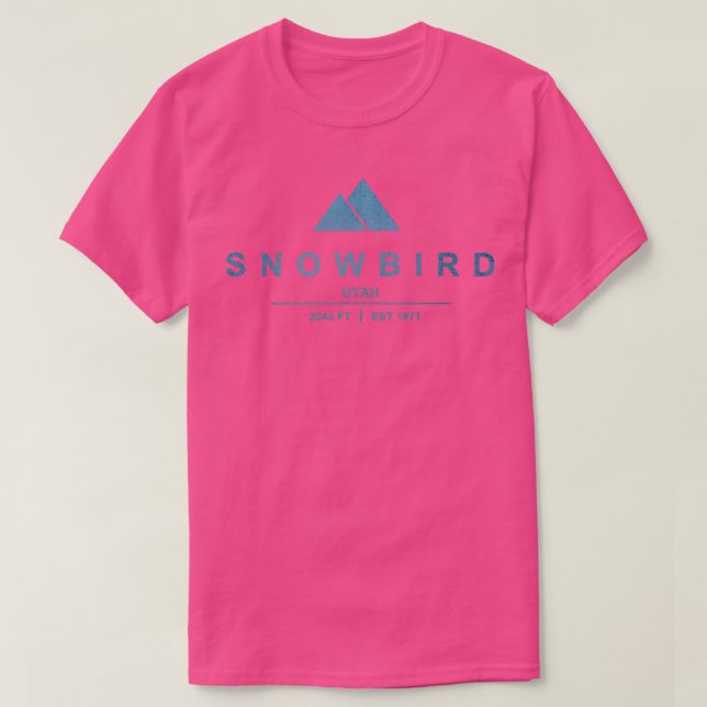 Camiseta Estación de esquí de Snowbird Utah Essential (Diseño del anverso)