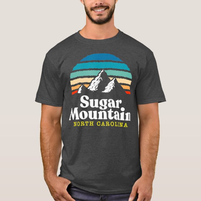 Camiseta Estación de esquí de Sugar Mountain North    Carol (Anverso)
