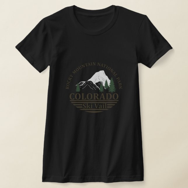 Camiseta Estación de esquí de Vail Colorado (Distribución)