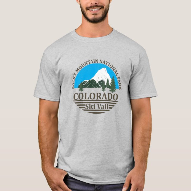 Camiseta Estación de esquí de Vail Colorado (Anverso)