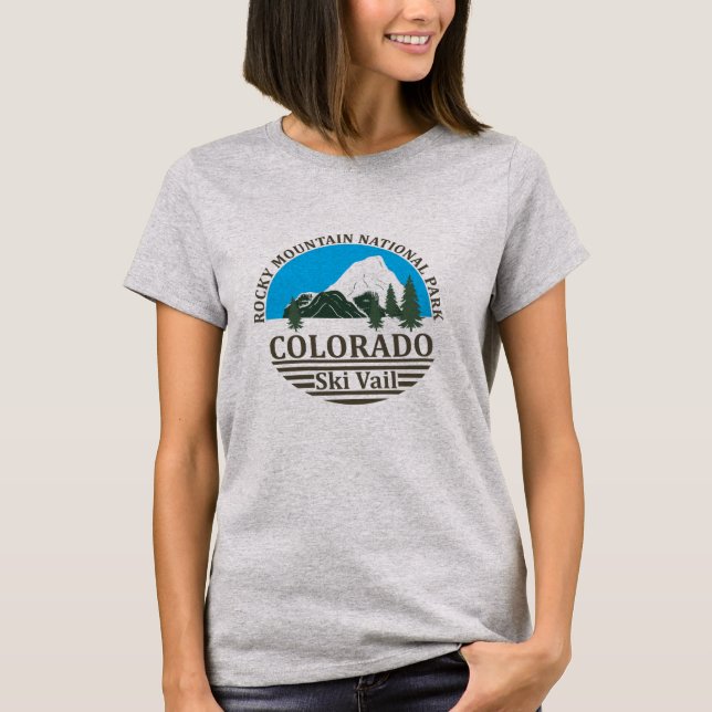 Camiseta Estación de esquí de Vail Colorado (Anverso)