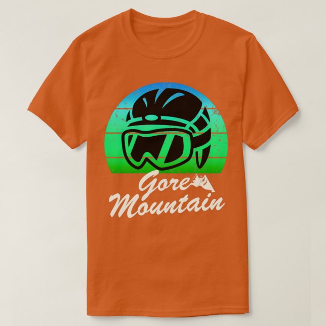 Camiseta Estación de esquí Gore Mountain Nueva York snowboa (Diseño del anverso)