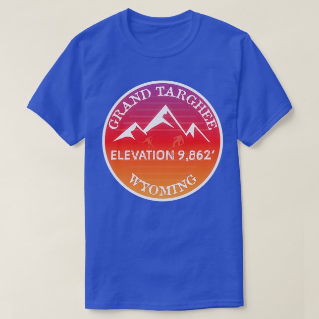 Camiseta Estación de esquí Grand Targhee Snowboard Mountain (Diseño del anverso)