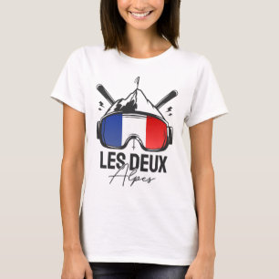Camiseta Estación de Esquí Les Deux Alpes Francia Esquí Ret