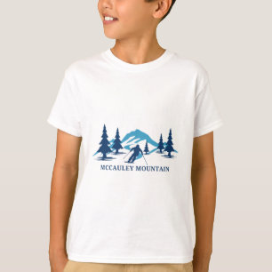 Camiseta Estación de esquí Mccauley Mountain Nueva York Esq