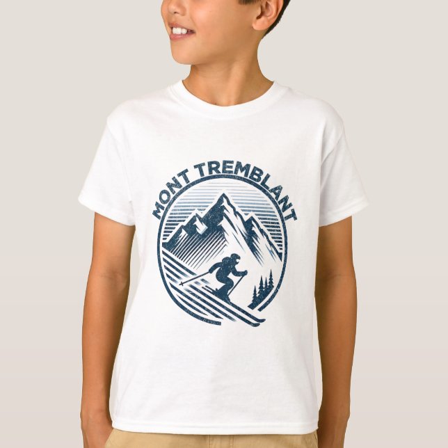 Camiseta Estación de esquí Mont Tremblant Canda Queb (Anverso)