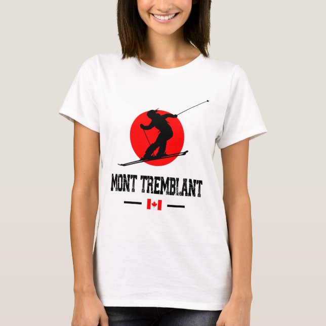Camiseta Estación de esquí Mont Tremblant Québec Canadá (Anverso)