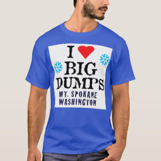 Camiseta Estación de esquí Montaña Monte Mt Spokane