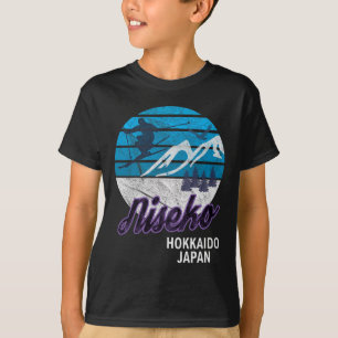 Camiseta Estación de Esquí Niseko Hokkaido Isla Japón Snowb