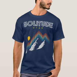 Camiseta Estación de    esquí Solitude UtahSki Resort 1980