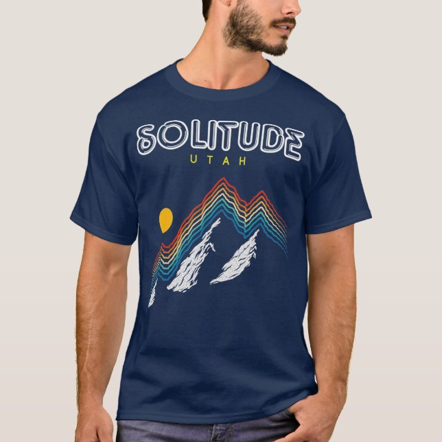 Camiseta Estación de    esquí Solitude UtahSki Resort 1980 (Anverso)