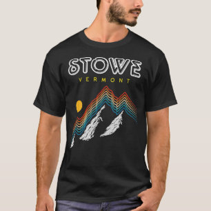 Camiseta Estación de esquí Stowe Vermont USA Retro de 1980