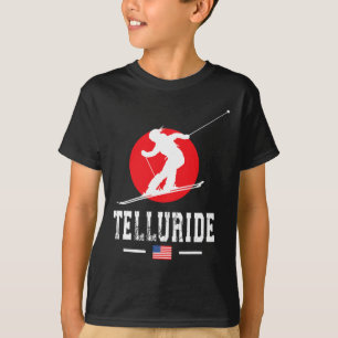 Camiseta Estación De Esquí Telluride Usa Montañas Rocosas E