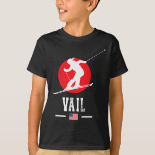 Camiseta Estación De Esquí Vail Usa Montañas Rocosas Esquí