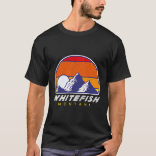 Camiseta Estación De Esquí Whitefish Montana Usa 1980 Retro