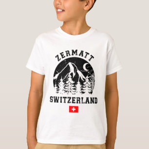 Camiseta Estación de esquí Zermatt Suiza Alpes Esquí alpino