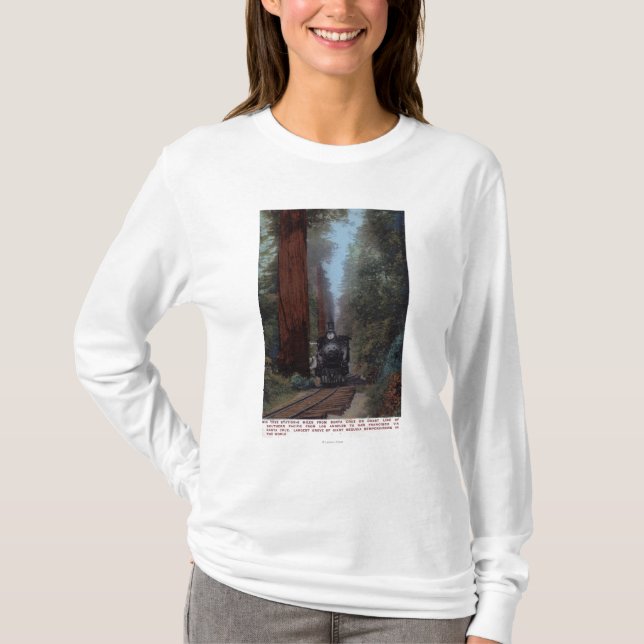 Camiseta Estación de ferrocarril grande del árbol (Anverso)