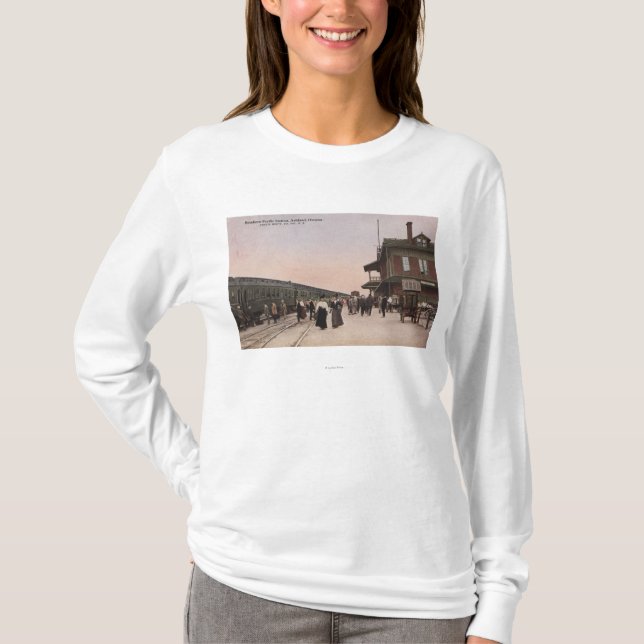 Camiseta Estación de ferrocarril pacífica meridional (Anverso)