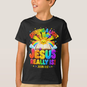 Camiseta Estación de Iluminación que Brilla sobre Quién es 