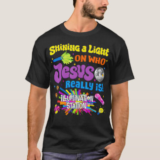 Camiseta Estación de Iluminación Vbs 2026 Escuela Bíblica d