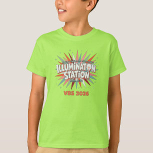 Camiseta Estación de Iluminación VBS 2026 Juan 8:12 Vacacio
